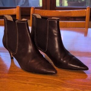 Y2K Johnston& Murphy Brown Leather Ankle Boots
